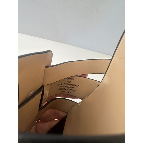 Lauren Ralph Lauren Whitnee Slide On Sandal Heels Black Size 8.5 - Picture 4 of 5